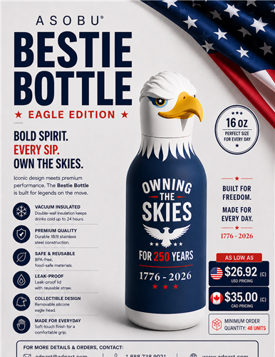 The Eagle Has Landed… Meet the Newest Addition to the Bestie Bottle Lineup