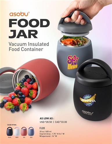 Fresh Food, Anytime. Anywhere. Discover Asobu’s New Food Jar