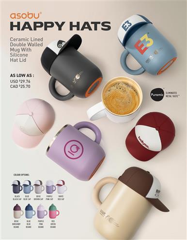 Brand Different and Stand Out This Summer with Asobu Happy Hats!