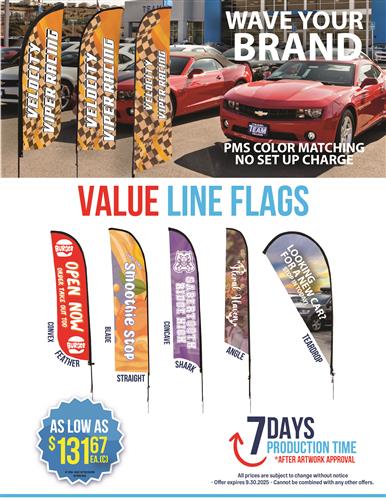 Value Indoor and Outdoor Flags Specials