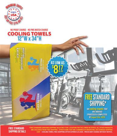 FREE SHIPPING on Cooling Towels
