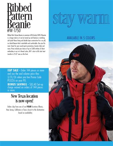 Stay Warm with Ribbed Pattern Beanie