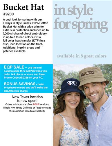 EQP Sale on Trendy Bucket Hats