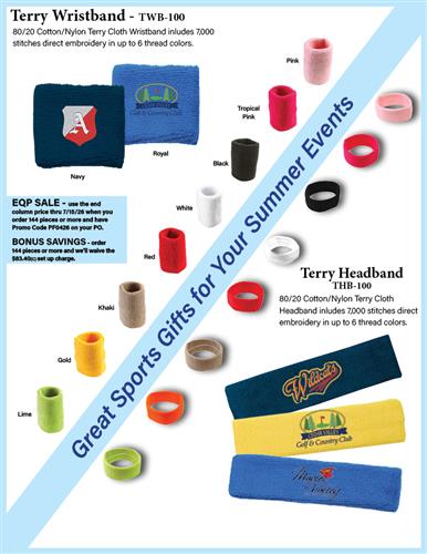 Headband and Wristband EQP Sale