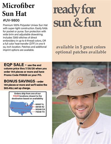 Microfiber Sun Hat