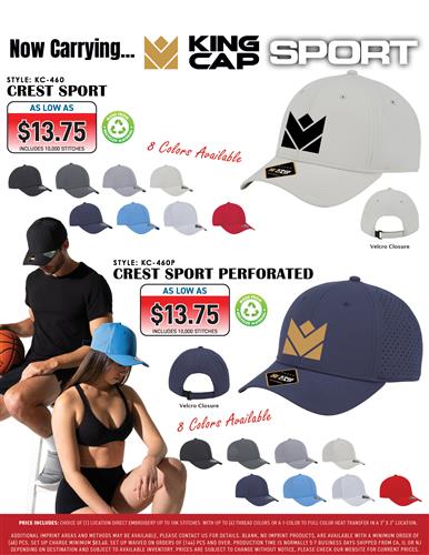 Now Carrying King Cap Sport