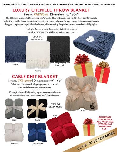 Luxury Blankets for Holiday Gifts