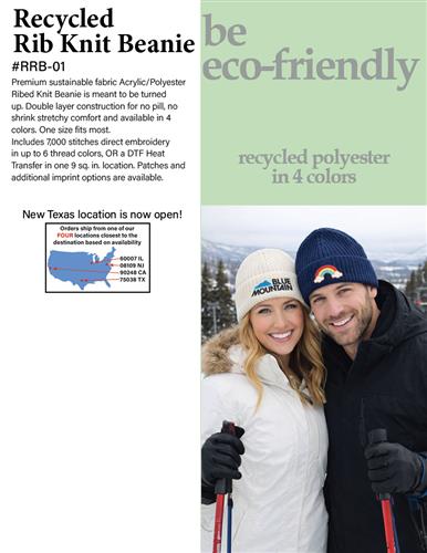 EQP Sale on New Sustainable Fabric Beanie