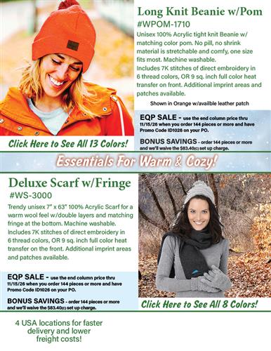 Essentials for Warm &amp; Cozy