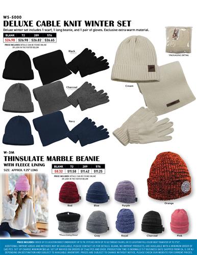 Unisex Knit Gift Sets