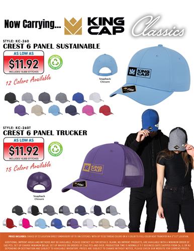 Premium King Cap Trucker Caps
