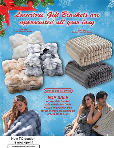 EQP Special on Luxurious Gift Blankets