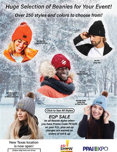 EQP Sale on Knit Beanies from Apollo USA