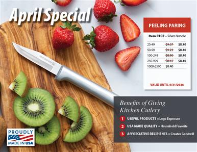 Peeling Paring Knife: April EQP + Sample Deal Inside