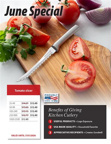Early Access! June Special: Branded Tomato Slicer
