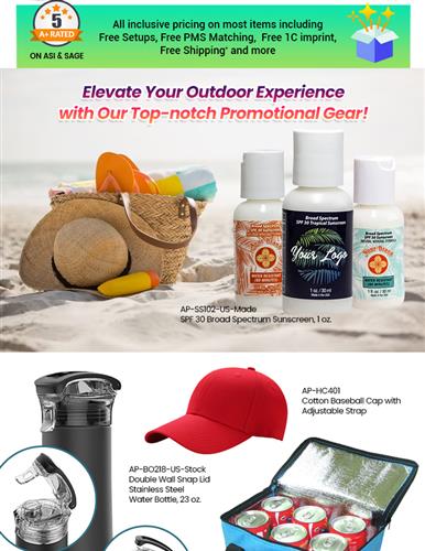 Elevate Your Outdoor Experience With Our Top-Notch Promotional Gear