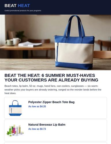 Beat the Heat: 6 Summer Must-Haves Your Customers are Already Buying.