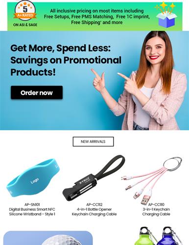 Get More, Spend Less: Savings on Promotional Products