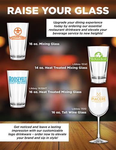 Raise Your Glass! - Essential Restaurant Drinkware