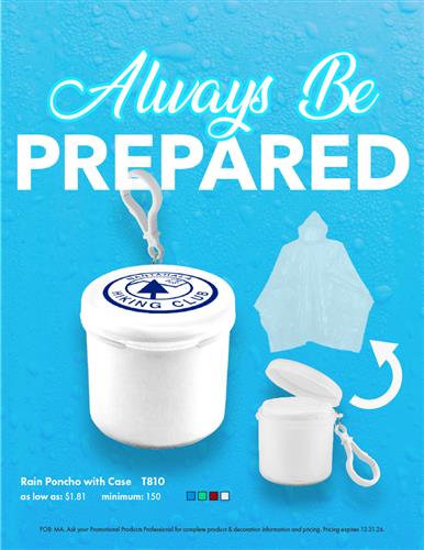 Always Be Prepared 🌧️