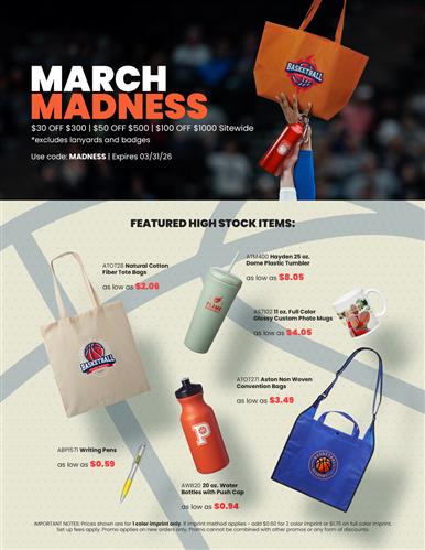 March Madness: Save Up to $100