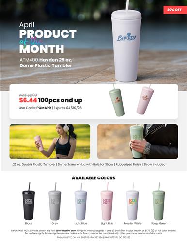 Spring Vibes Start with This Month’s Tumbler