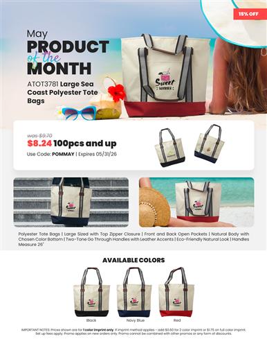 Tote of the Month – 15% Off All Month 👜