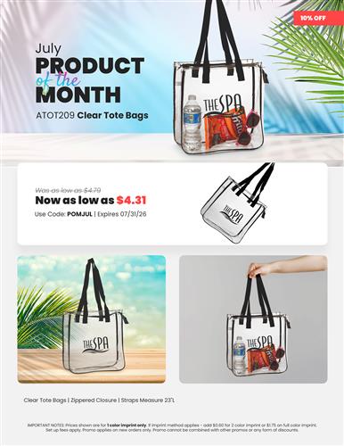 Clear Choice for Summer: July's Featured Tote