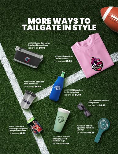 More ways to tailgate in style!
