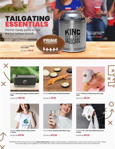 Must-Have Promos for Tailgate Season