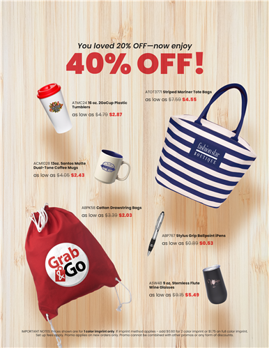 Hurry, Get 40% OFF Clearance Items!
