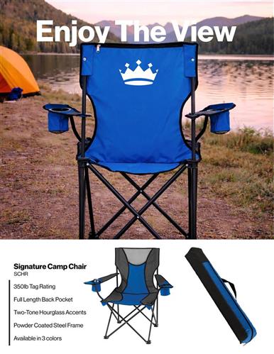 Enjoy the View. You're Team Has Earned a Camp Chair This Nice.