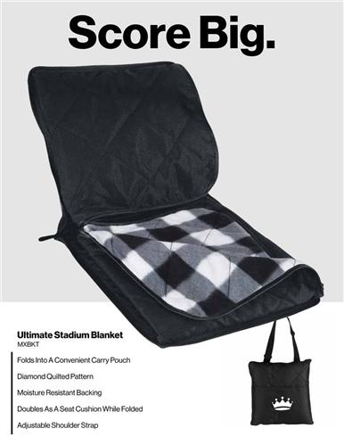 Score Big with the Ultimate Stadium Blanket – Perfect for Friday night lights!