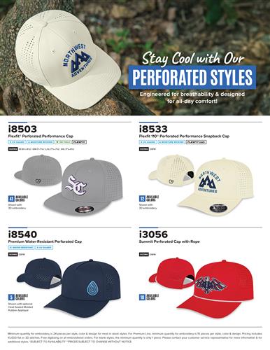 Stay Cool with Perforated Styles!