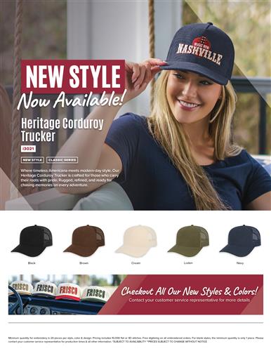 New Heritage Corduroy Trucker!