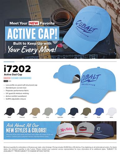 New Active Dad Cap Now Available!