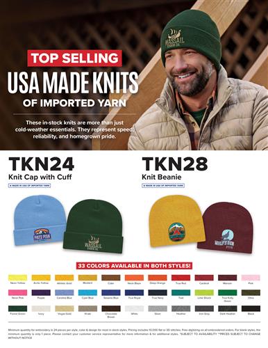 Top Selling USA Made Knits!