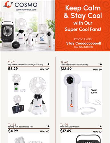 Keep Calm &amp; Stay Cool with Our Super Cool Fans!
