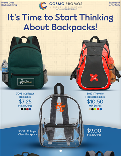 It&#39;s Time to Start Thinking About Backpacks!