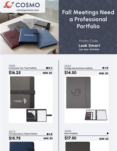 Fall Meetings Need a Professional Portfolio