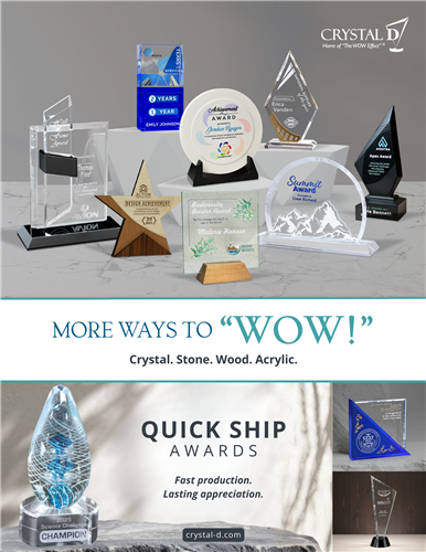 Stone, Wood and Acrylic Awards that WOW