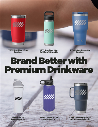 Brand Better With Premium Drinkware