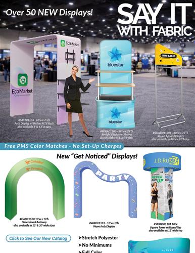 NEW Full Color Tradeshow Displays