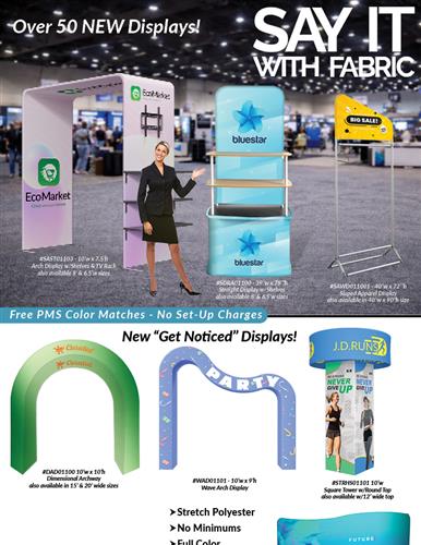 NEW Full Color Tradeshow Displays
