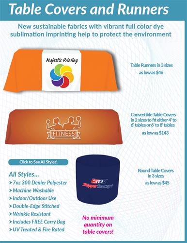 Sustainable Table Cover &amp; Runners