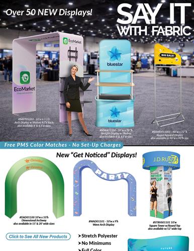 Say It With Fabric: New Displays!