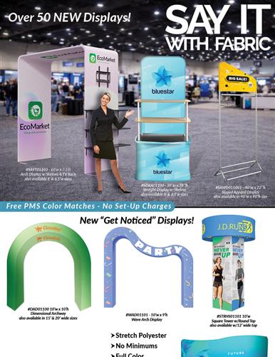 Say It With Fabric: New Displays!