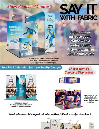 Professionally Designed Tradeshow Booth Kits