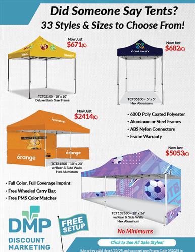 Did Someone Say Tents?