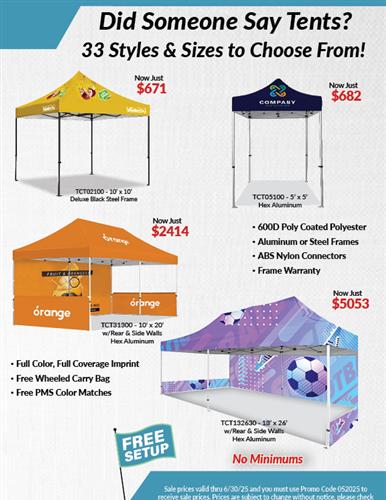 Did Someone Say Tents?